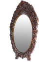 Brown Solid Wood Mirror Brown Solid Wood Mirror